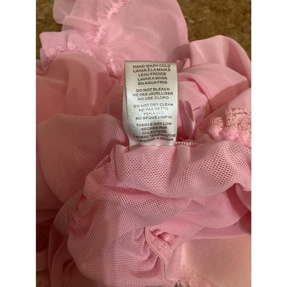 Pink Plus Size Lace Babydoll - Picture 7 of 9